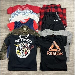 Lot of 11 Boys Clothes Size 14/16 Reebok Faded Glory Old Navy Arizona +